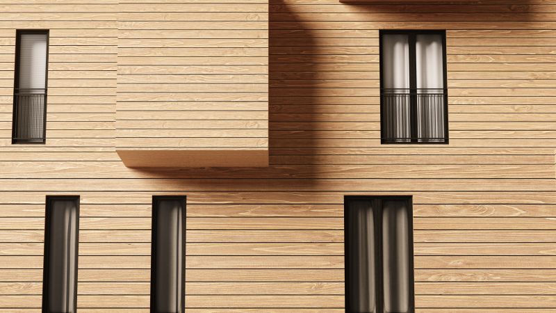 Exterior Wood Cladding Service detail